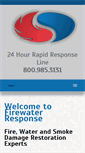Mobile Screenshot of firewaterresponse.com